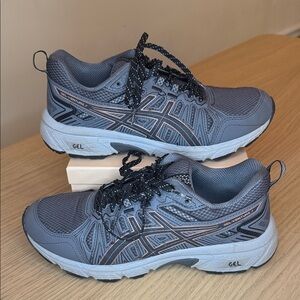 Asics Gray Athletic Shoes